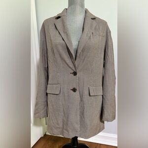 A new day boyfriend blazer XS herringbone